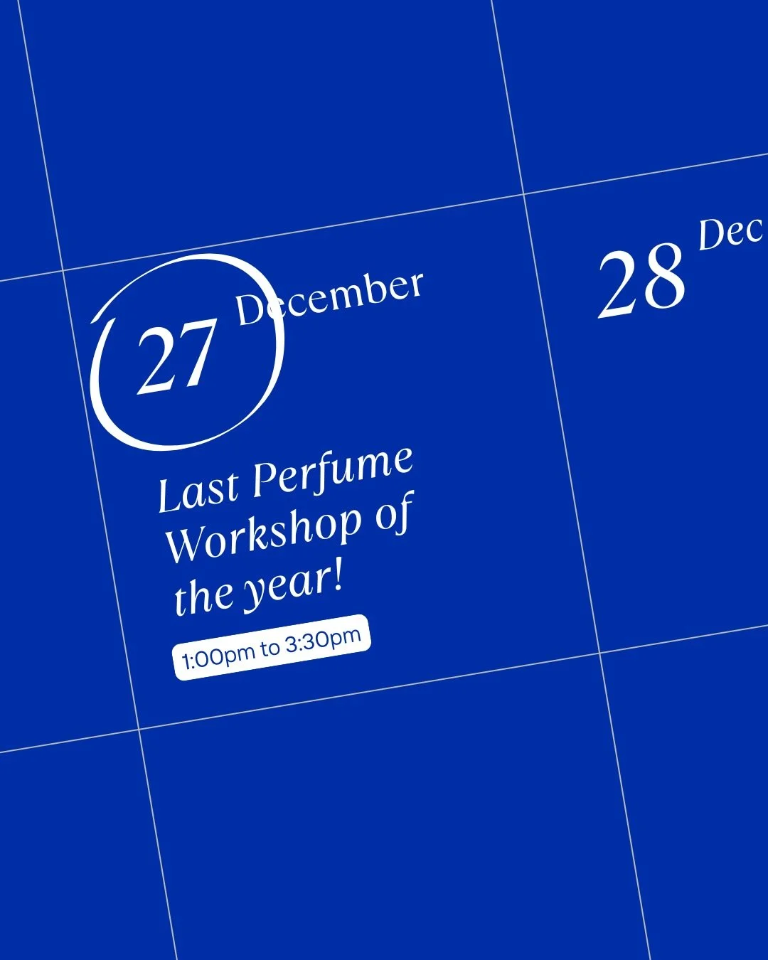 Our final natural perfume workshop of the year ✨
Join us on 27th December, from 1&ndash;3:30pm, in our West Leederville studio for a slow, sensory afternoon creating your own natural perfume. A beautiful way to pause, reflect, and close the year thro