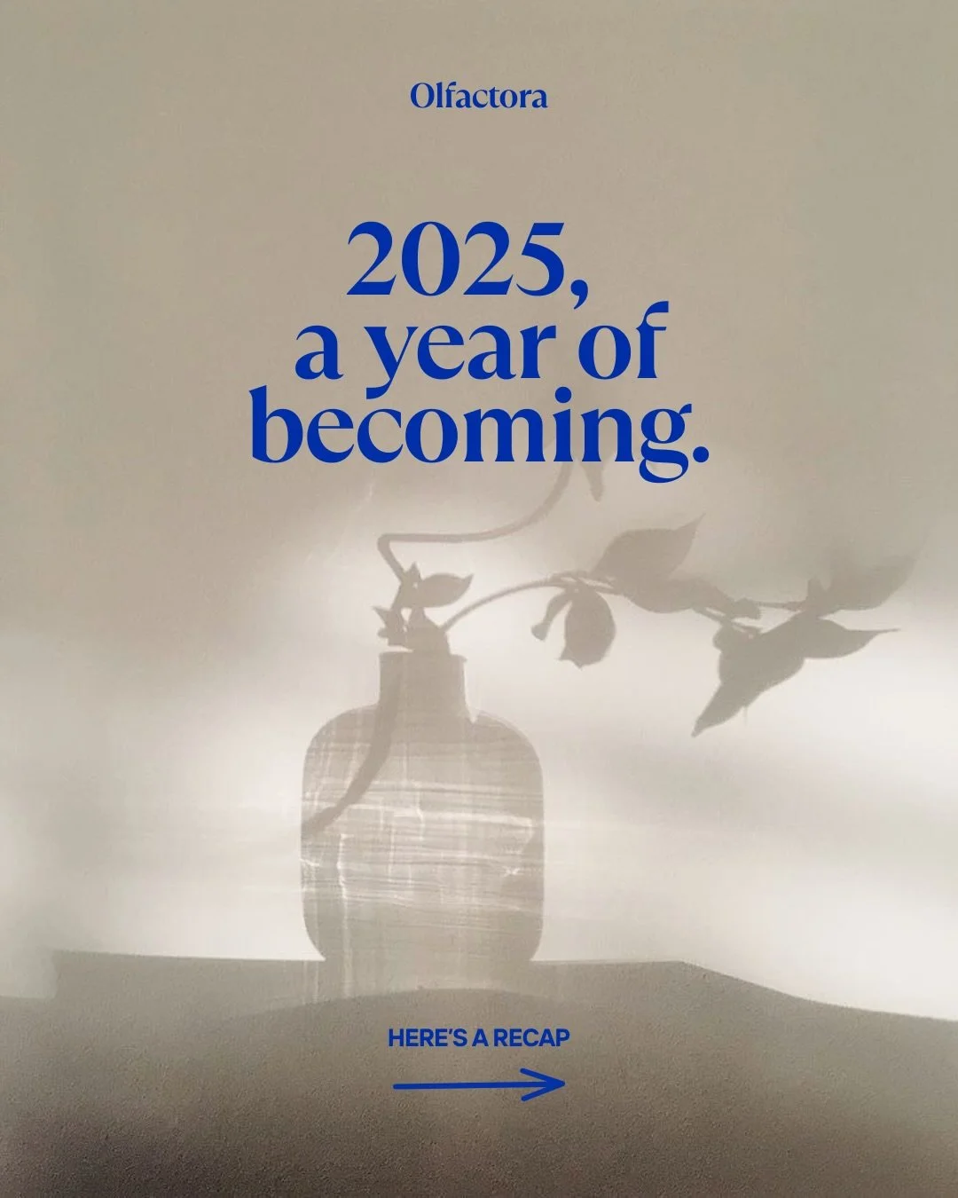 2025 was a year of becoming.

A rebrand during maternity leave. 💙
Travel with our daughter. ✈️ 
Grasse, Rose Expo, and long days of inspiration. 🌹 
A return to Perth and finding THE space. ✨

What started as an idea is now Olfactora, House of Natur