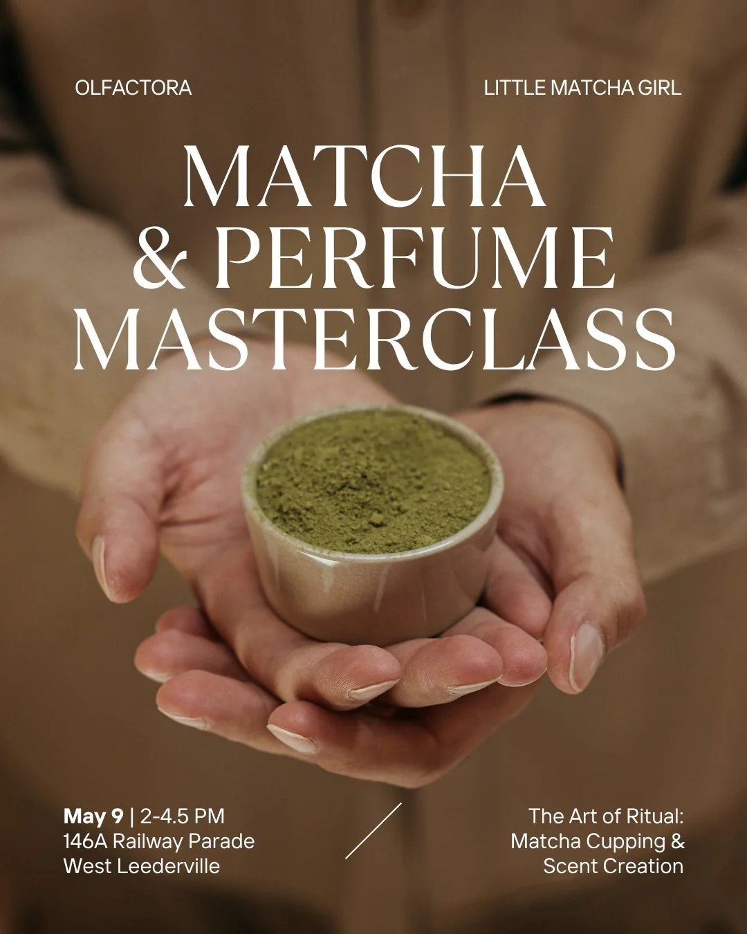An experience designed to be shared &mdash; or simply enjoyed for yourself.

To celebrate Mother&rsquo;s Day, we&rsquo;ve brought together two rituals: the art of Japanese matcha and the art of perfumery. 🍵 👃 

Come with your mum, a loved one, or t