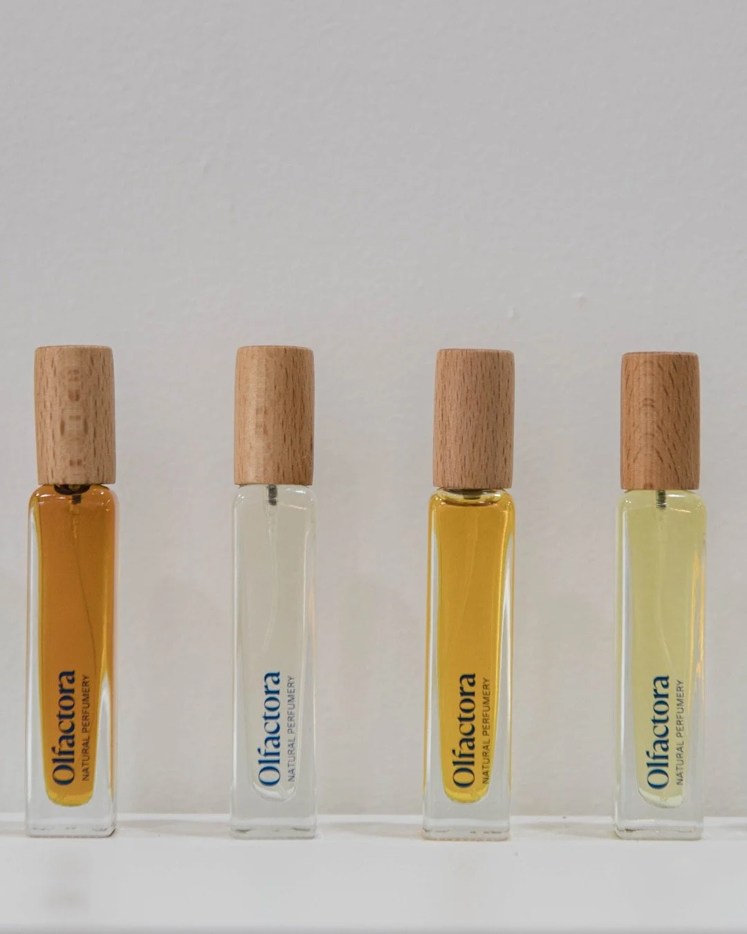 Natural perfumery begins with exceptional materials. And this is at the heart of our workshops. 

At Olfactora, you&rsquo;ll work with premium, naturally derived ingredients sourced from around the world: luminous citrus oils, exquisite floral absolu