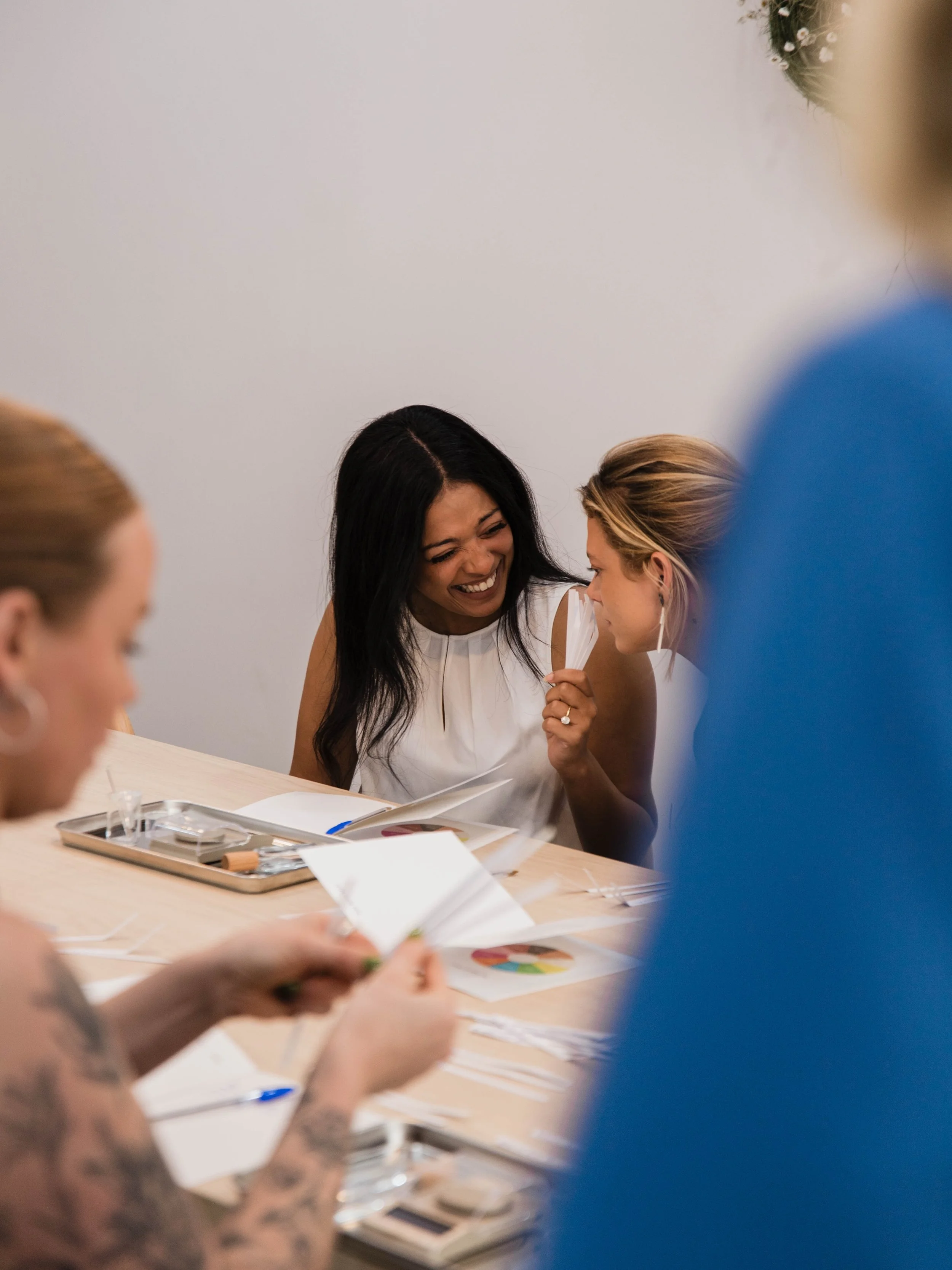 Step into the world of artisan perfumery.

Join us at Olfactora￼ for an immersive natural perfume workshop designed for those who appreciate beauty, creativity, and craftsmanship.

Over 3 hours, you&rsquo;ll explore a curated palette of premium perfu