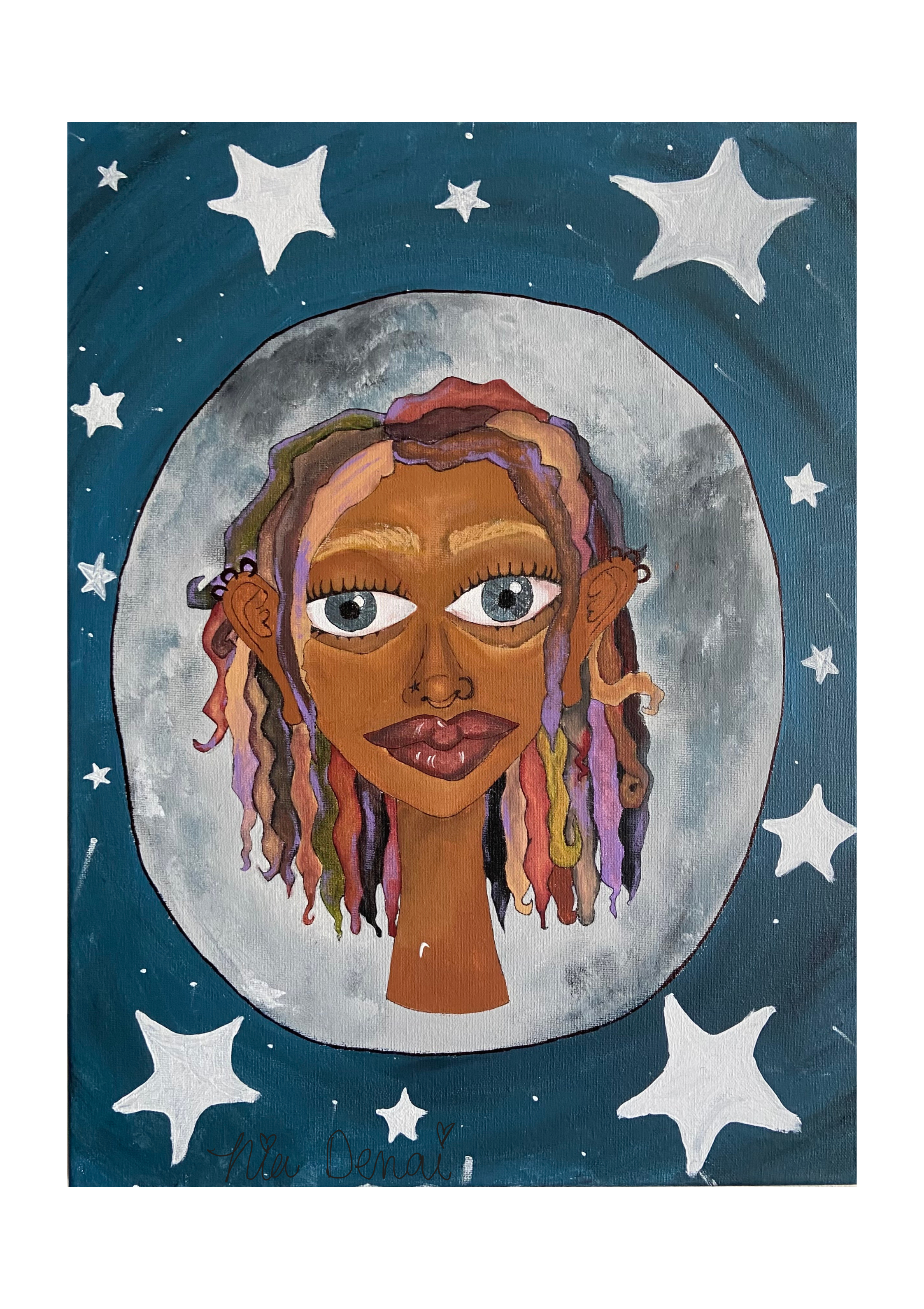 Moon Girl Print