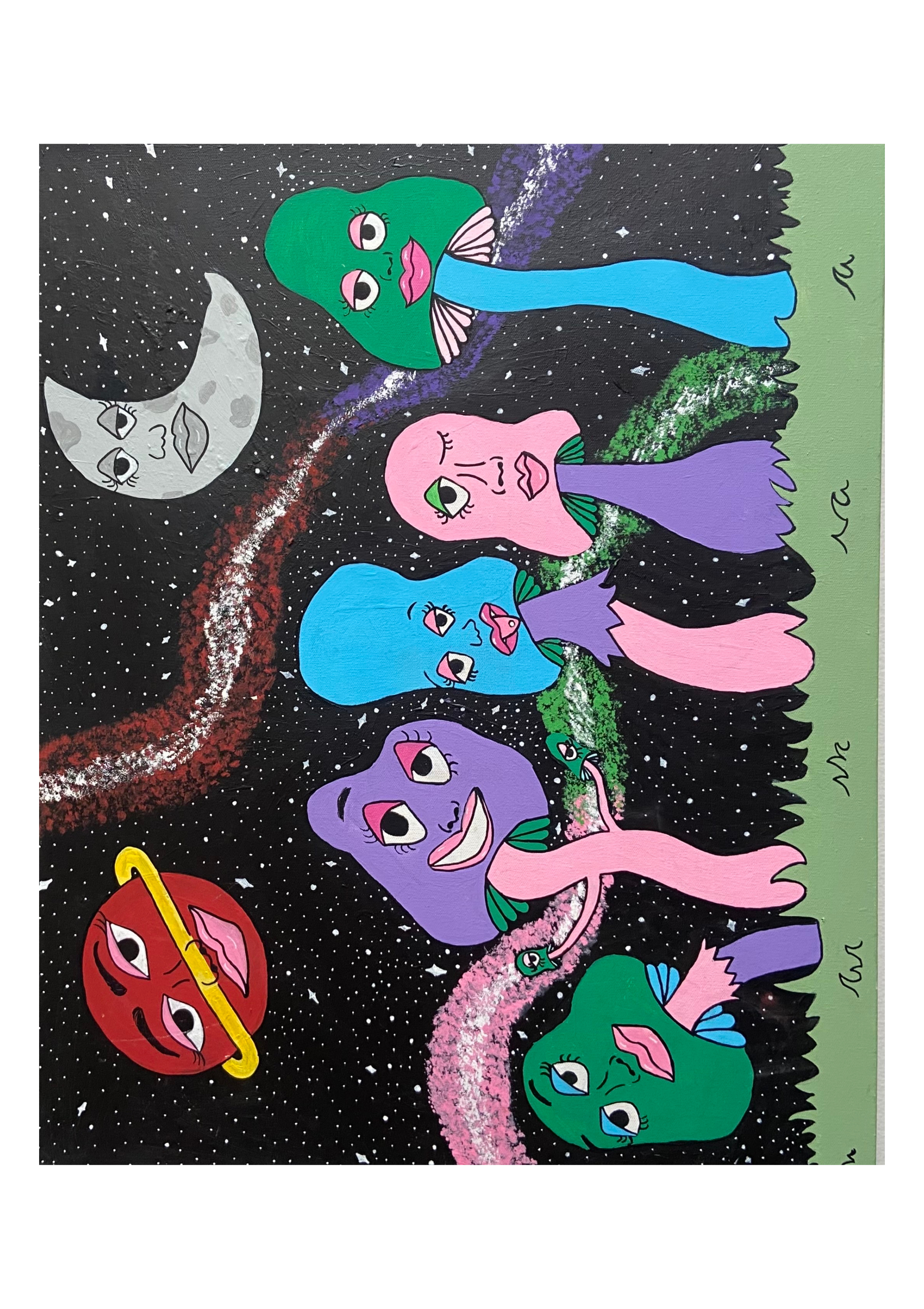 Space Shrooms Print