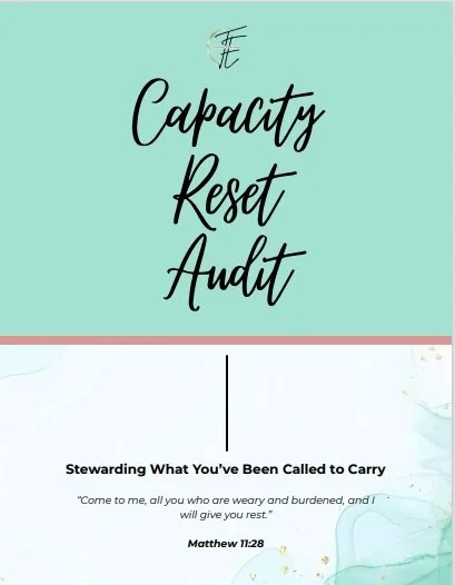 Capacity Reset Audit Workbook