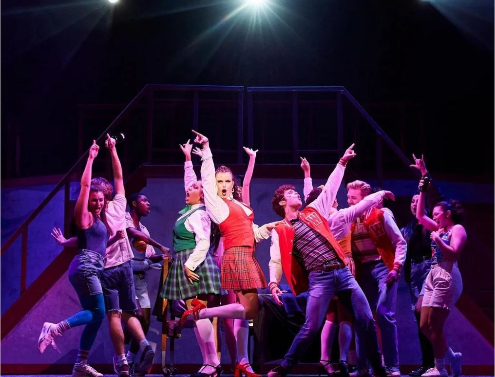 Heathers - 2023 - School of Musical Theatre - Director: Joshua Prince - Choreographer: Karen Boyd Bethel - SM: Charis Christy, ASM: Emily Cashdollar and Madeline Lewis - Scenic Design: Abby Knauber - Lighting Design: Kait Stapp - Costume Design: Jyl 