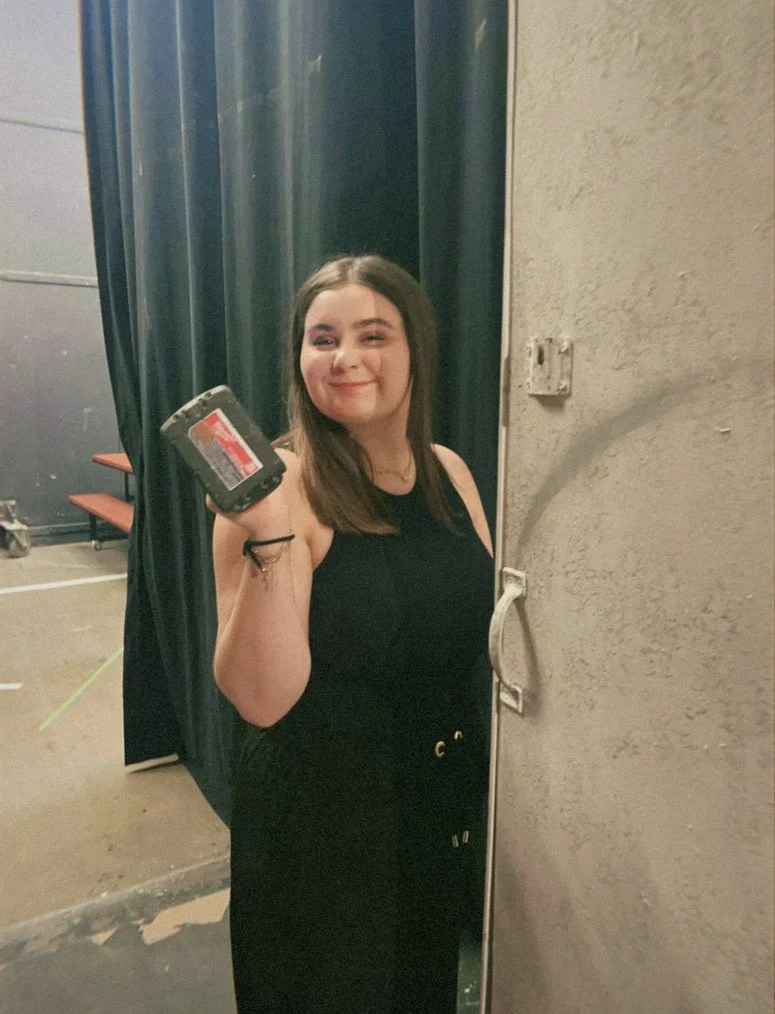 Backstage during Heathers