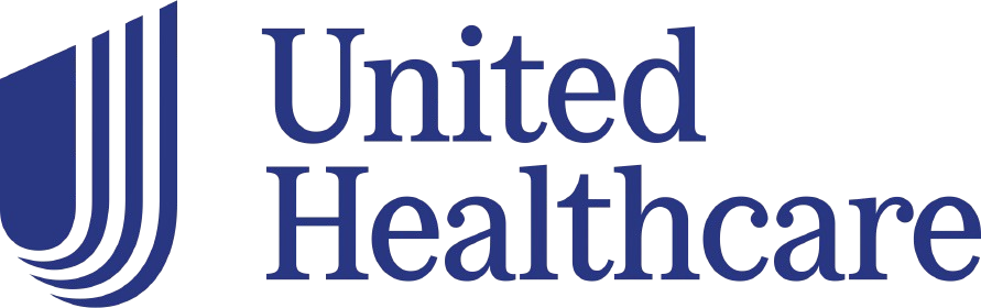 United Healthcare logo with a stylized 'U' and 'J' design in blue
