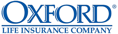 Oxford Life Insurance Company logo with blue text and design.
