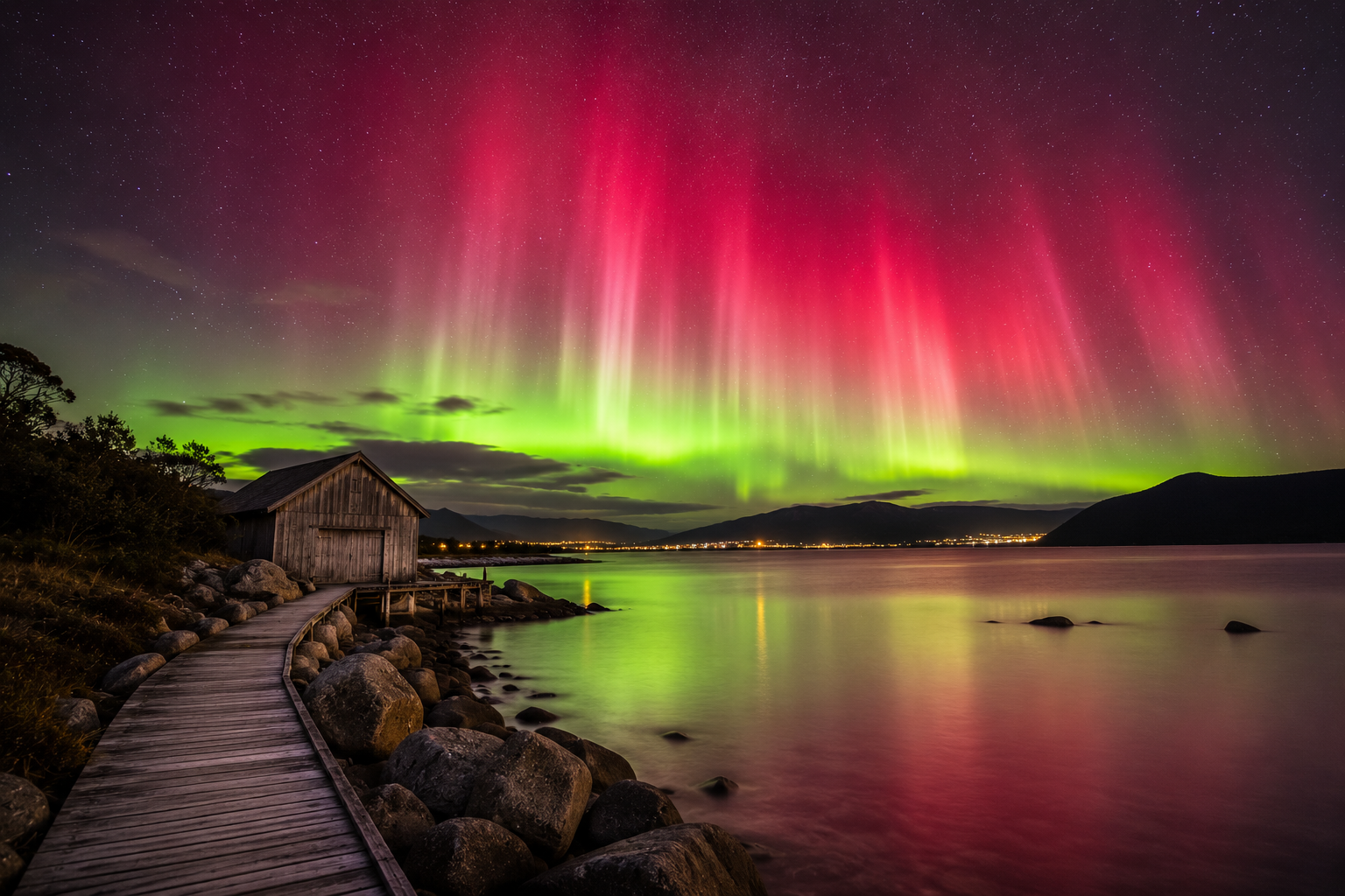 Southern Lights in Tasmania