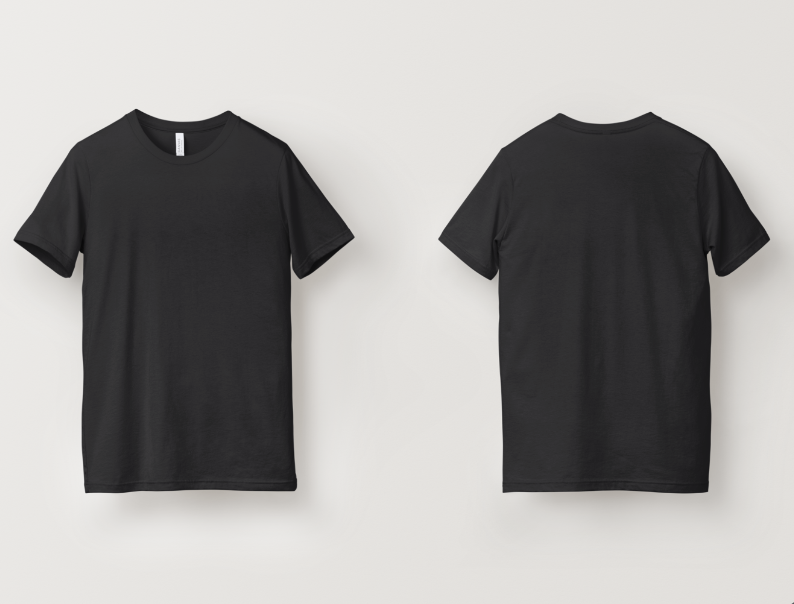 Custom printed black t-shirt, full-color DTG print – Bee Bold Designs