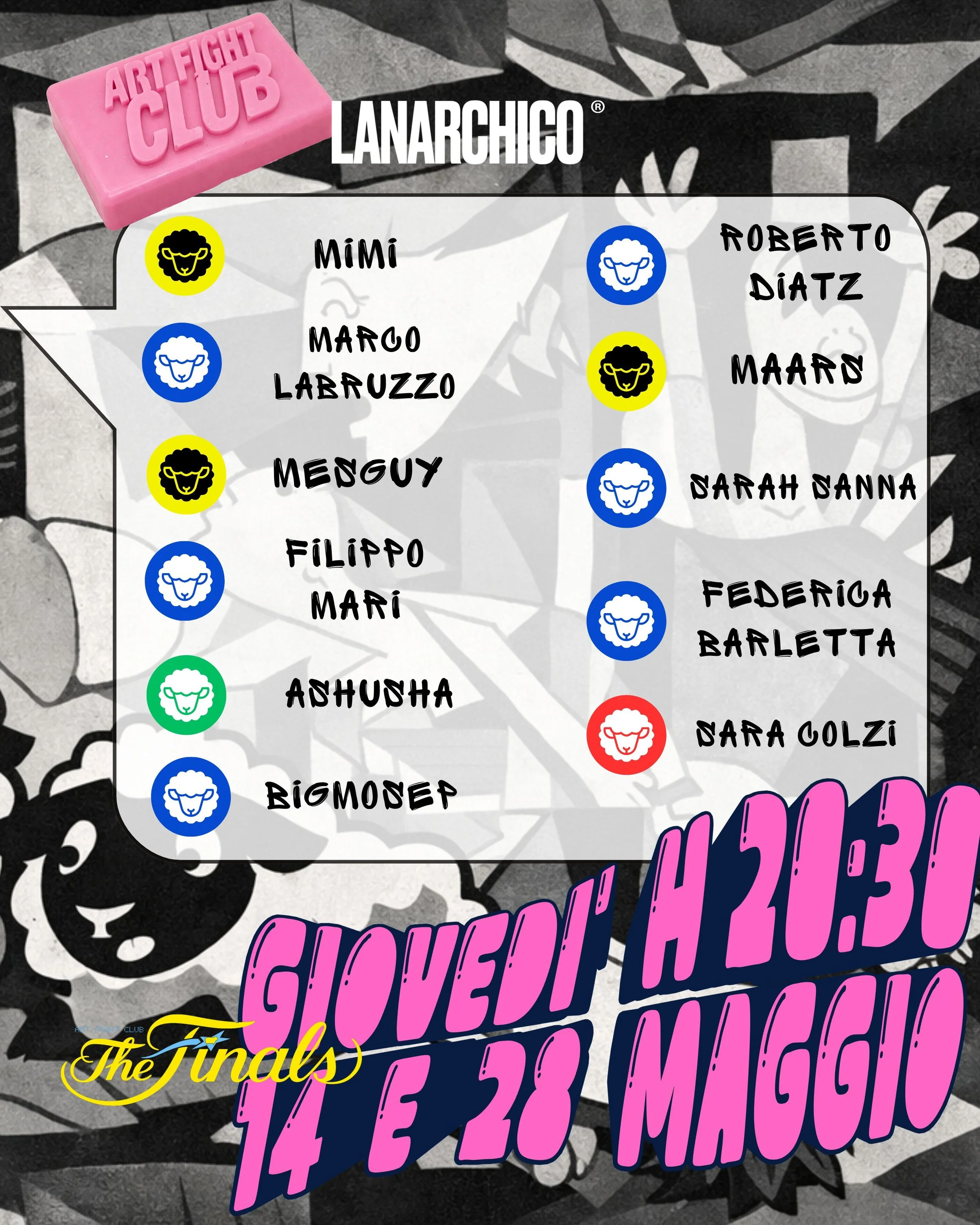 contest tra artisti a lanarchico prato in toscana, sfida live davanti al pubblico che vota 