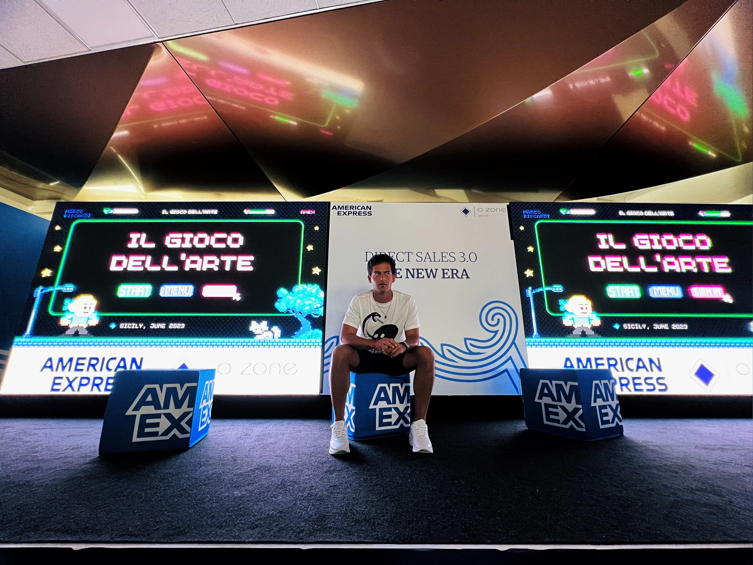 Marco Biscardi team building per American Express