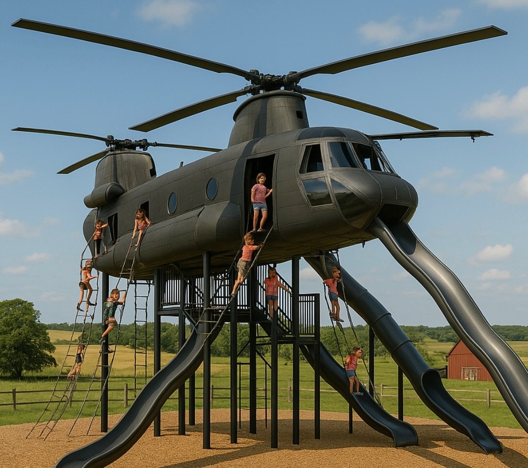 Adventure, playground, military, service, empower