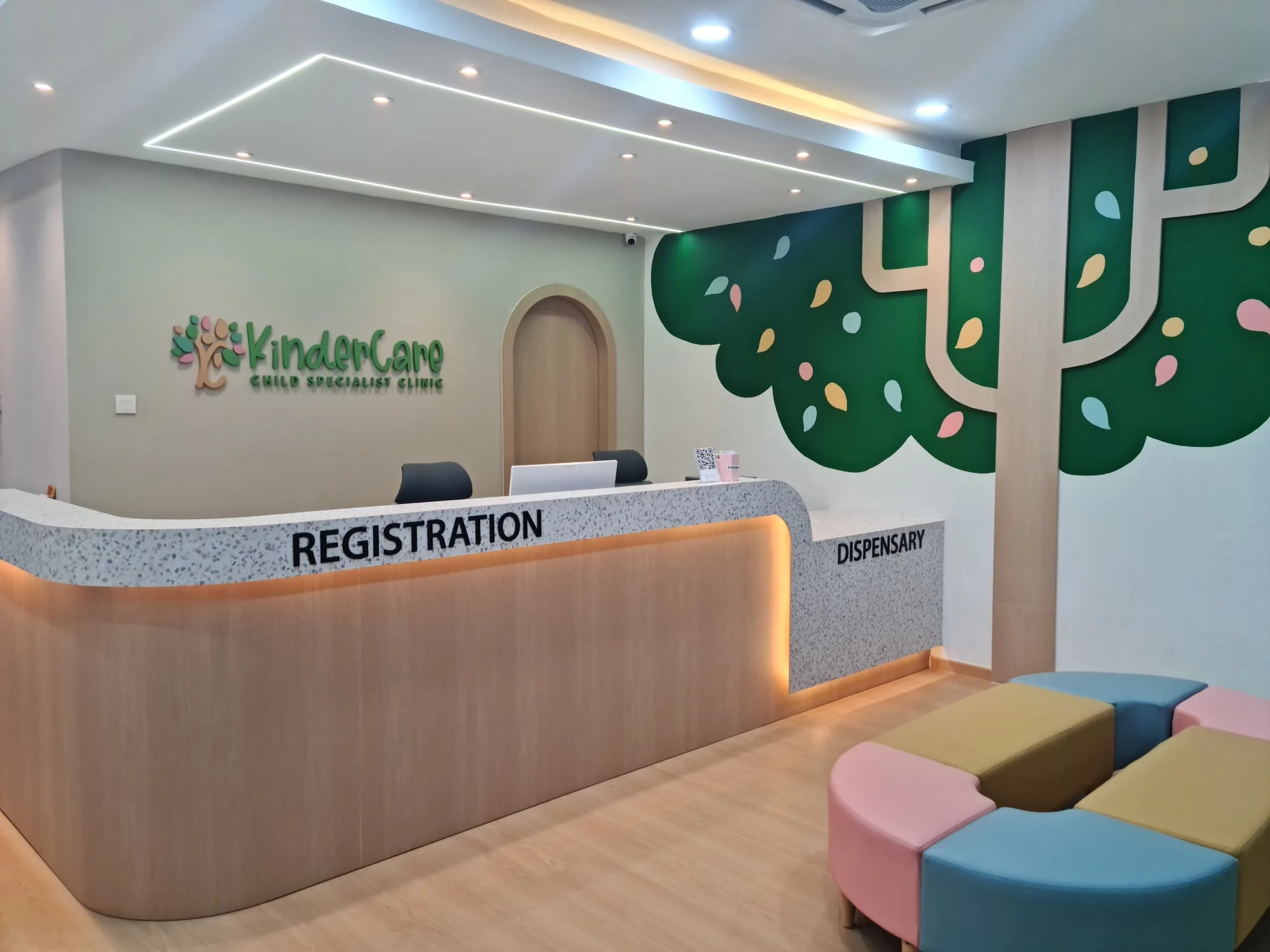 Reception area of KinderCare Child Specialist Clinic