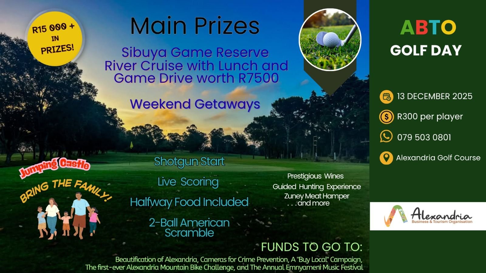 Alexandria Business &amp; Tourism Golf Day