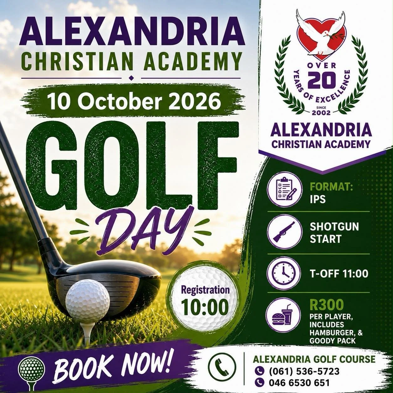Alexandria Christian Academy Golf Day