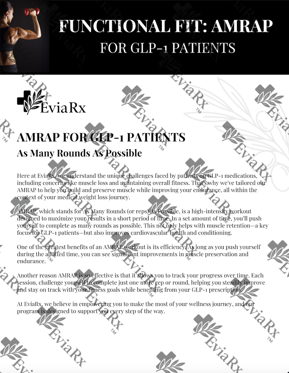 Evia Train™ Month 1 - AMRAP