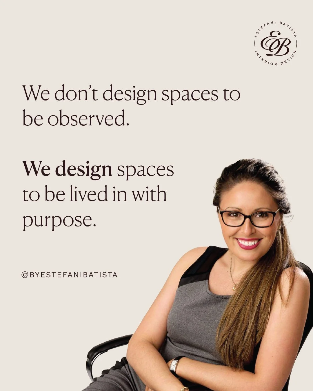 We don&rsquo;t design spaces to be observed.
We design spaces to be lived in with intention.

An interior should never overpower the person living within it, nor exist purely for aesthetics. It should support a way of living, accompany daily routines