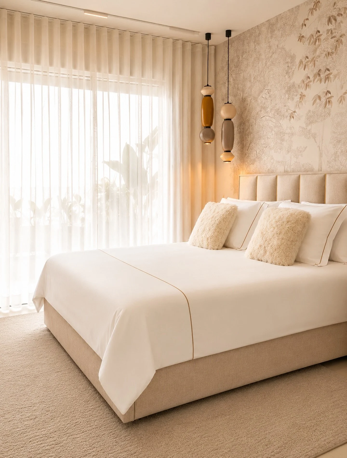 A bedroom is not simply a place to sleep.

It is a space for retreat, pause, and restoration. A place where the body slows down and the mind finds clarity.

That is why designing it is not only an aesthetic decision. It is a matter of balance.

Light