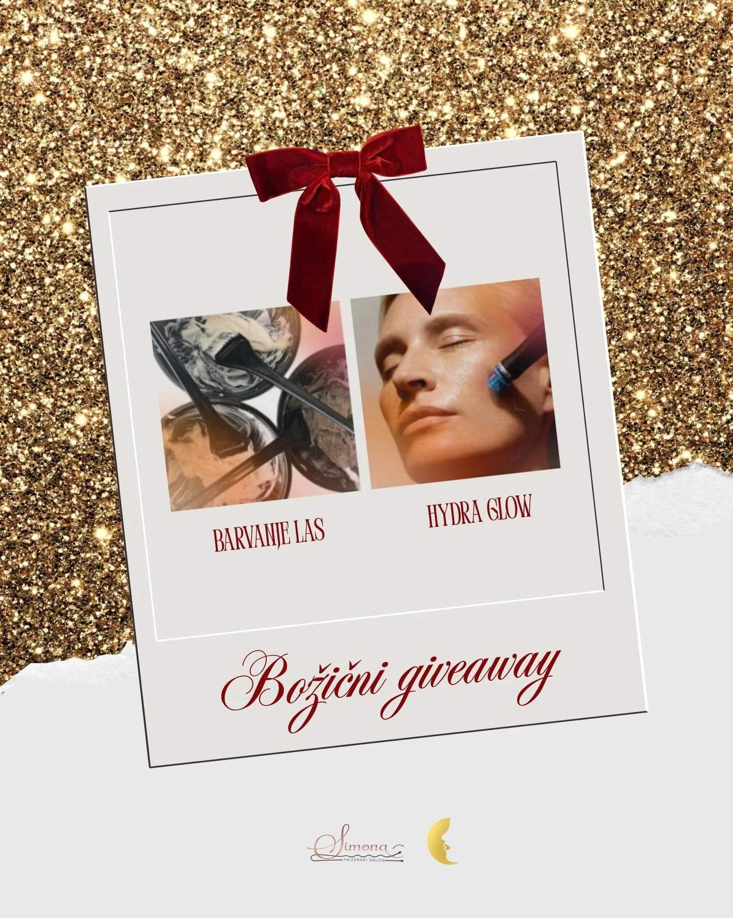 ✨Božični giveaway✨

Čarobni december je tu! Čas prazničnega veselja, topline in daril, ki srce napolnijo s srečo.🤍

V Studiu lepote Liviana in Frizerskem salonu Simona bi se radi v tem čarobnem času zahvalili na&scaron;im čudovitim strankam, zato sm
