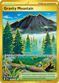 Gravity Mountain #250 Pokemon Surging Sparks