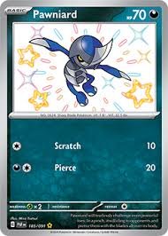 Pawniard #185 Pokemon Paldean Fates