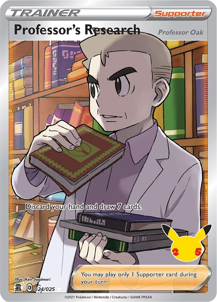 Professor's Research #24 Pokemon Celebrations