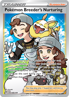 Pokemon Breeder's Nurturing #188 Pokemon Darkness Ablaze