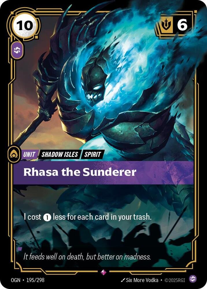 Rhasa the Sunderer #195 Riftbound Origins