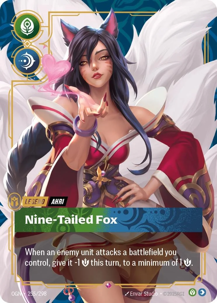 Ahri - Nine-Tailed Fox #255 Riftbound Origins