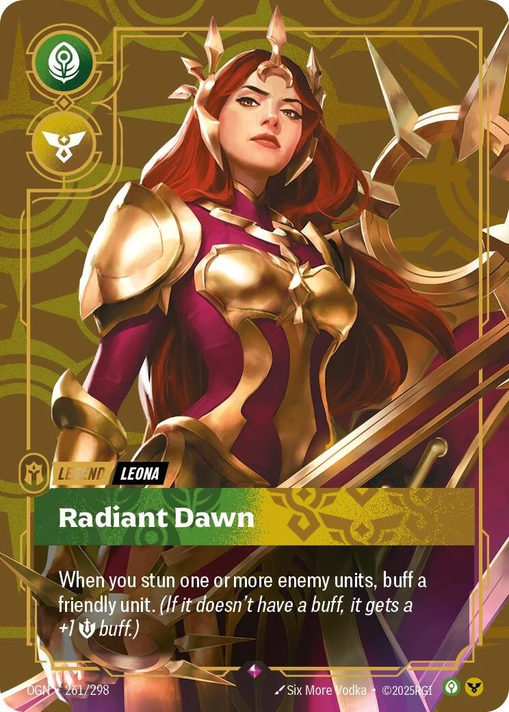 Leona - Radiant Dawn #261 Riftbound Origins