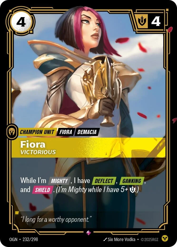 Fiora - Victorious #232 Riftbound Origins