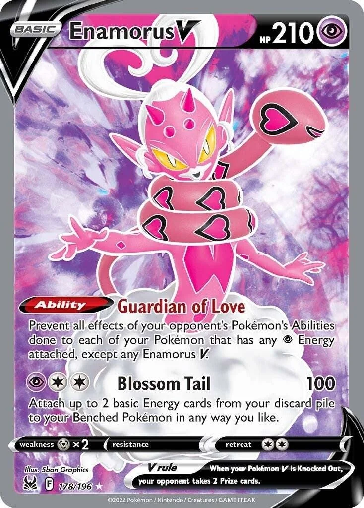 Enamorus V #178 Pokemon Lost Origin