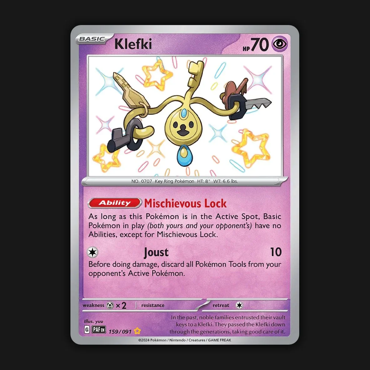 Klefki #159 Pokemon Paldean Fate