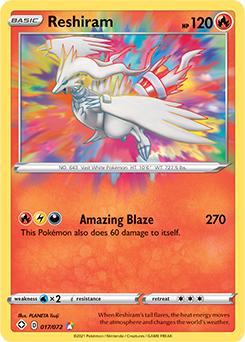 Reshiram #17 Pokemon Shining Fates