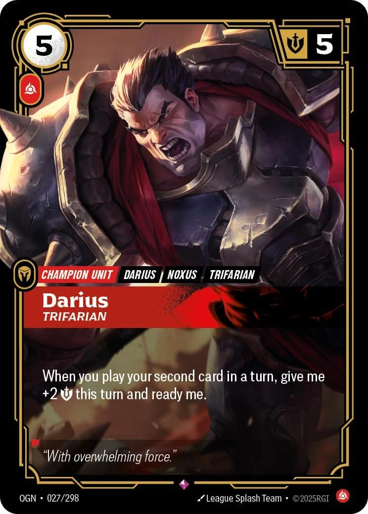Darius - Trifarian #27 Riftbound Origins