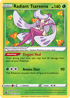 Radiant Tsareena #16 Pokemon Silver Tempest