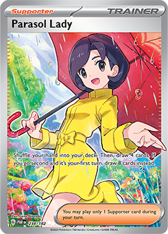 Parasol Lady #238 Pokemon Paradox Rift