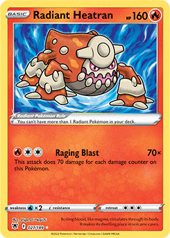 Radiant Heatran #27 Pokemon Astral Radiance