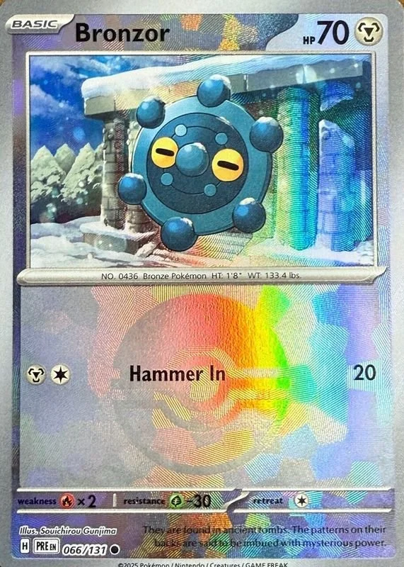Bronzor [Poke Ball] #66 Pokemon Prismatic Evolutions