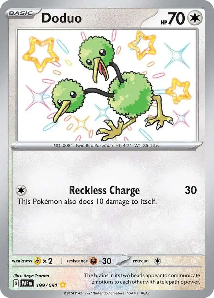Doduo #199 Pokemon Paldean Fates