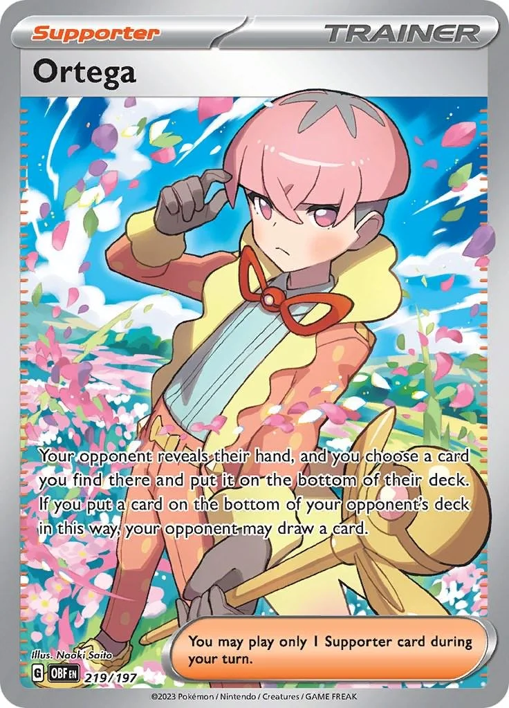 Ortega #219 Pokemon Obsidian Flames