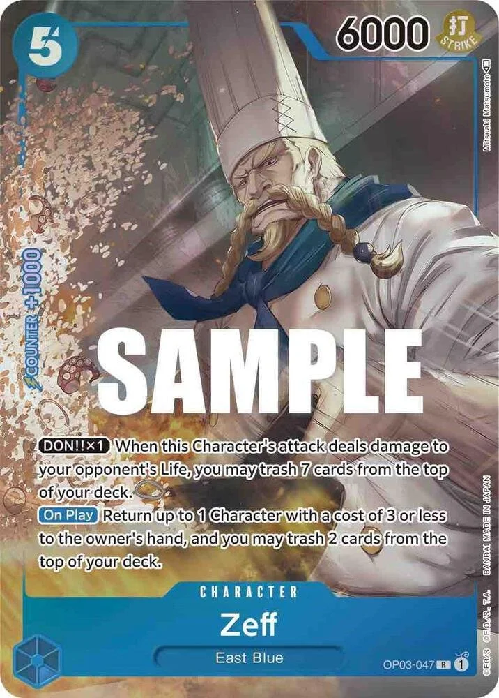 Zeff [Alternate Art] OP03-047 One Piece Pillars of Strength