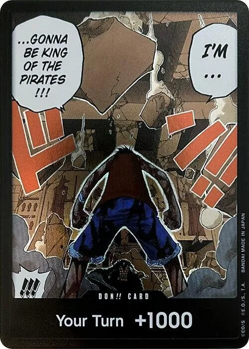 DON!! Card [Luffy vs. Crocodile] One Piece Promo