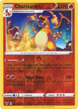 Charizard [Reverse Holo] #25 Pokemon Vivid Voltage