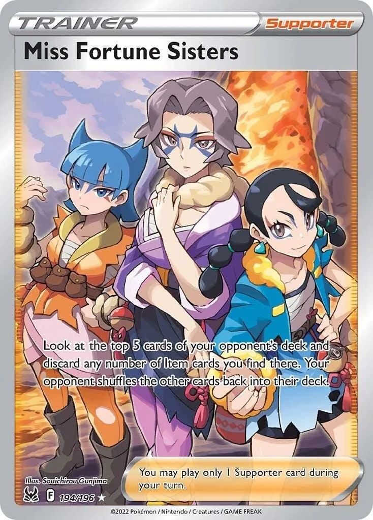 Miss Fortune Sisters #194 Pokemon Lost Origin