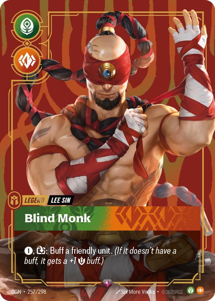 Lee Sin - Blind Monk #257 Riftbound Origins