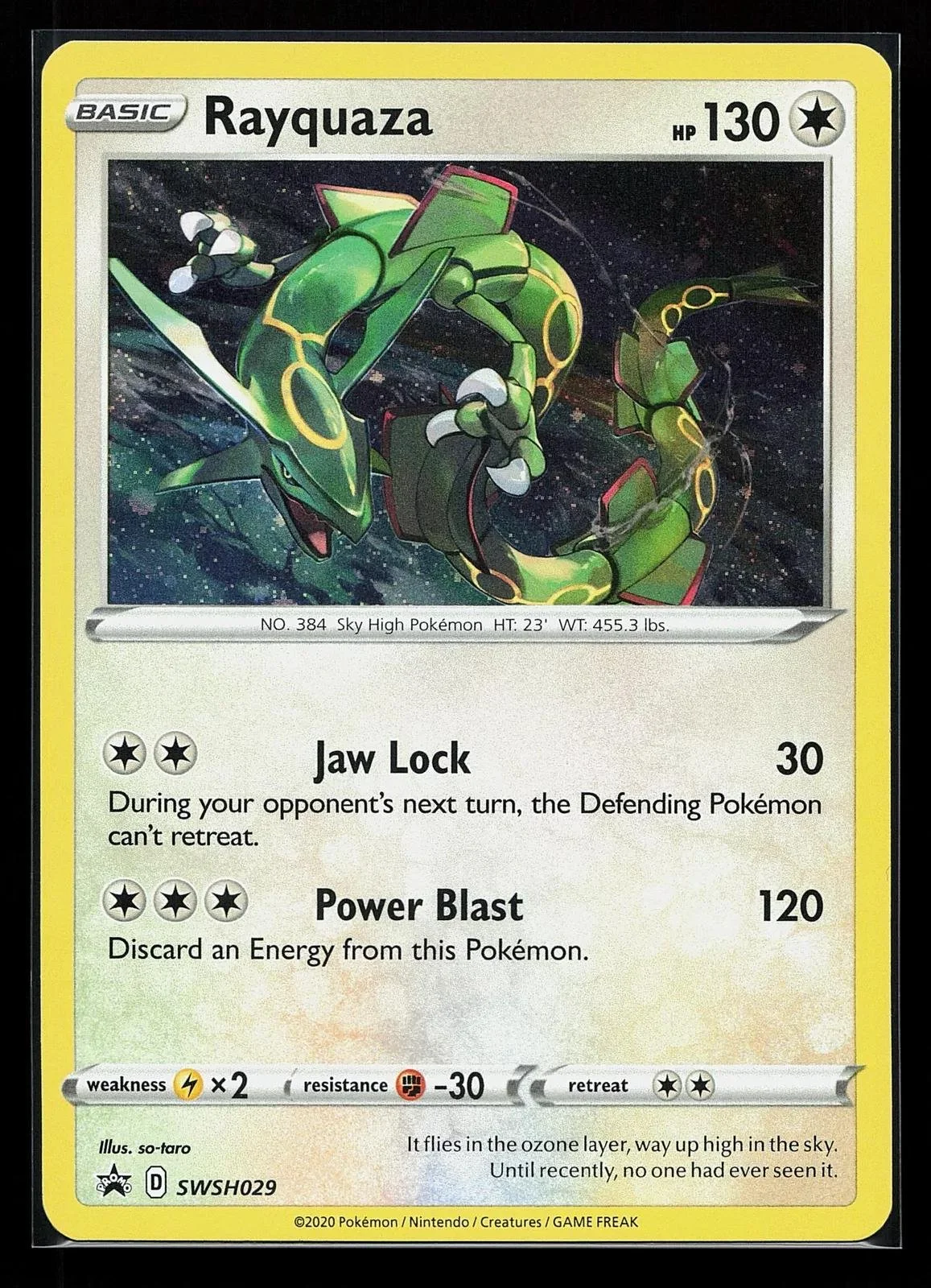 Rayquaza #SWSH029 Pokemon Promo