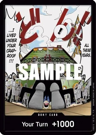 DON!! Card [Alternate Art] One Piece Pillars of Strength