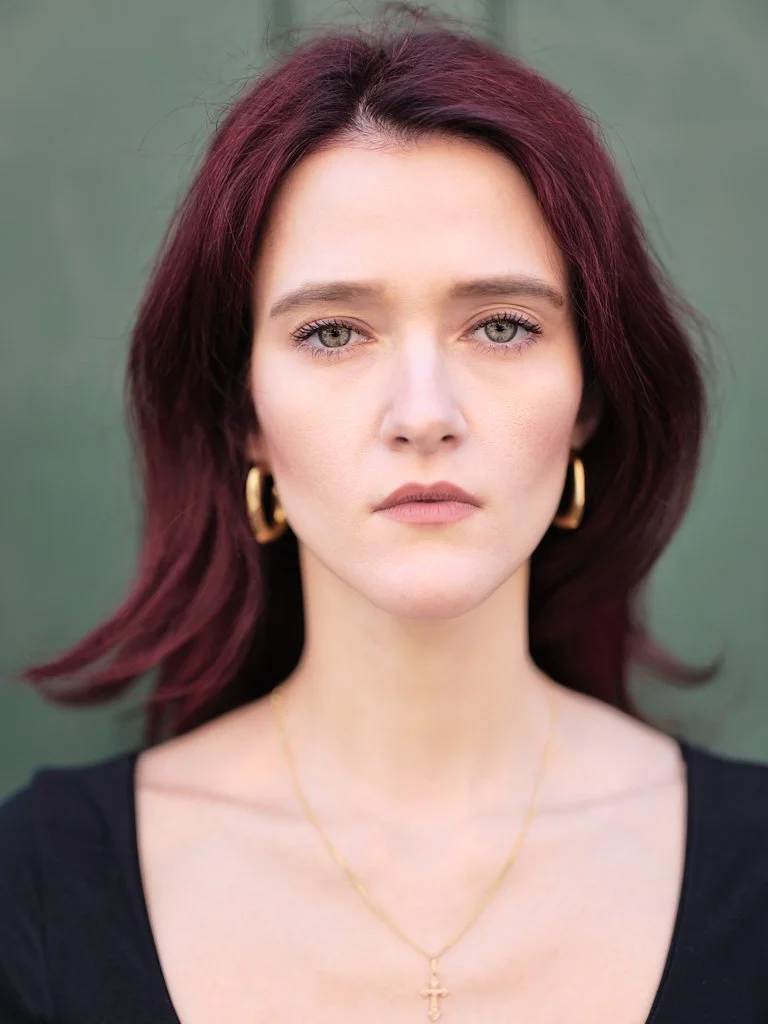 Headshot for model Anna. Photo by Laurence Taylor, London.